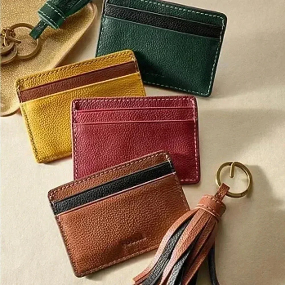 Fossil Card Case & Key Fob Set NWT - Picture 1 of 7